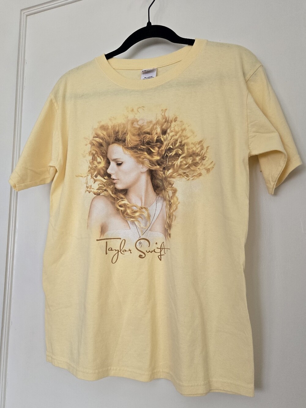 Vintage 2008 Taylor Swift Fearless Tour T Shirt Black Size M
